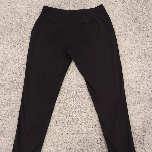 Lululemon Jet Crop Slim Pants Women's Medium Black Pull Drawstring Pockets Slim - Picture 3 of 11